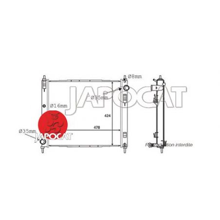 RADIATEUR JUKE DCI