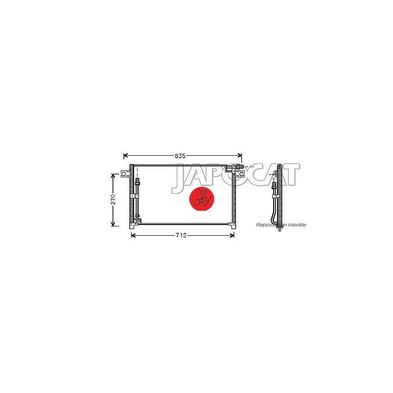 CONDENSEUR NISSAN