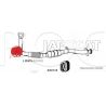TUBE PRIMAIRE + CATALYSEUR DEF TD5