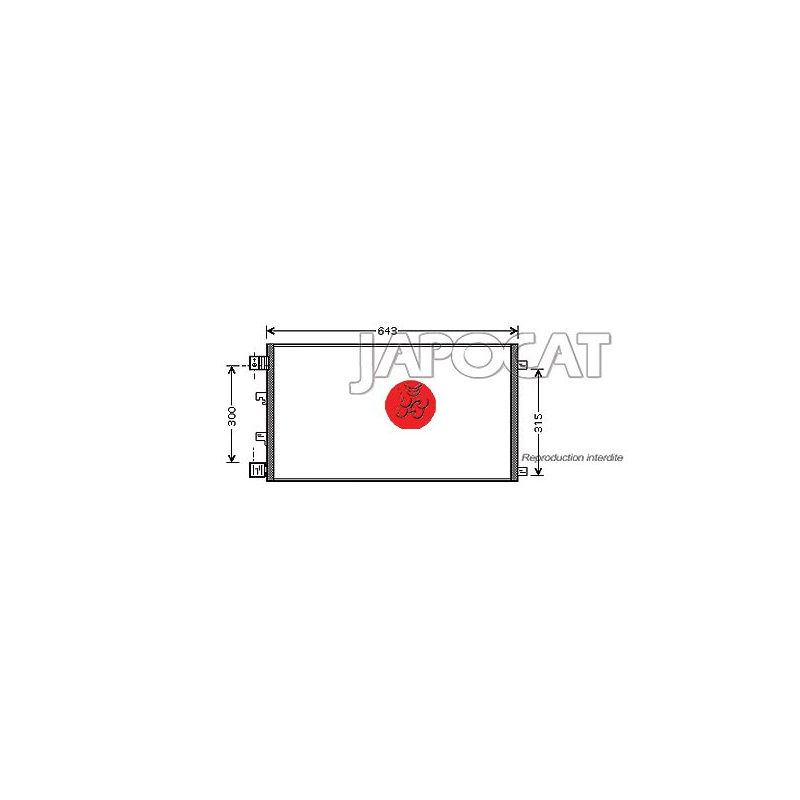 CONDENSEUR NISSAN