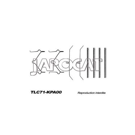 KIT MONTAGE PLAQUETTES AV LN6/LJA
