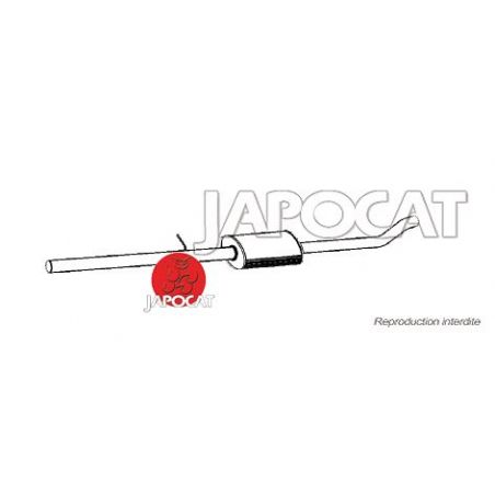 SILENCIEUX CENTRAL DUSTER 1,6i 4x4