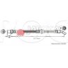 FLEXIBLE DE FREIN ARG SUBARU 517mm
