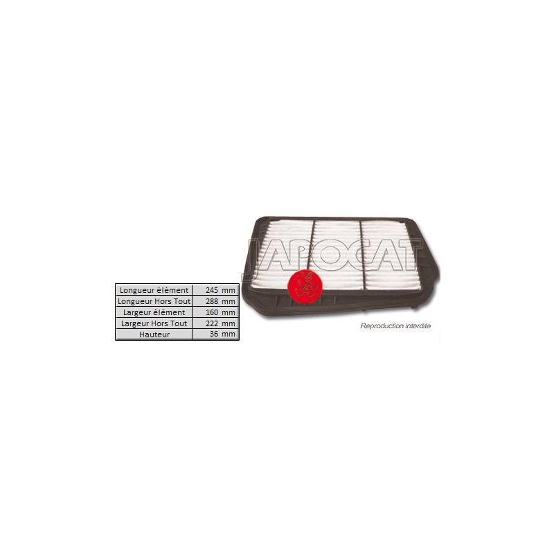 FILTRE A AIR NUBIRA/LACETTI