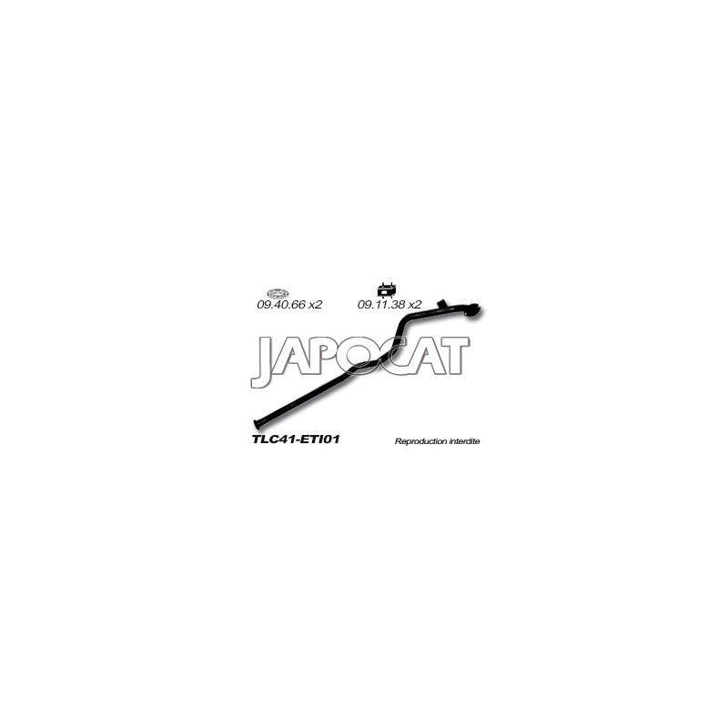 TUBE INTERMEDIAIRE BJ42 SANS SILENC