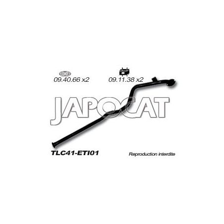 TUBE INTERMEDIAIRE BJ42 SANS SILENC