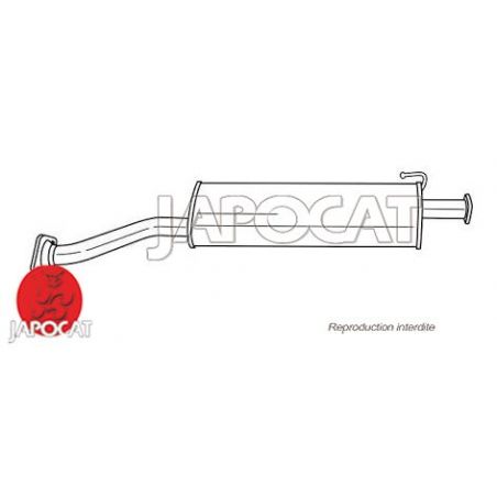 SILENCIEUX CENTRAL TRAJET 2.0CRDi