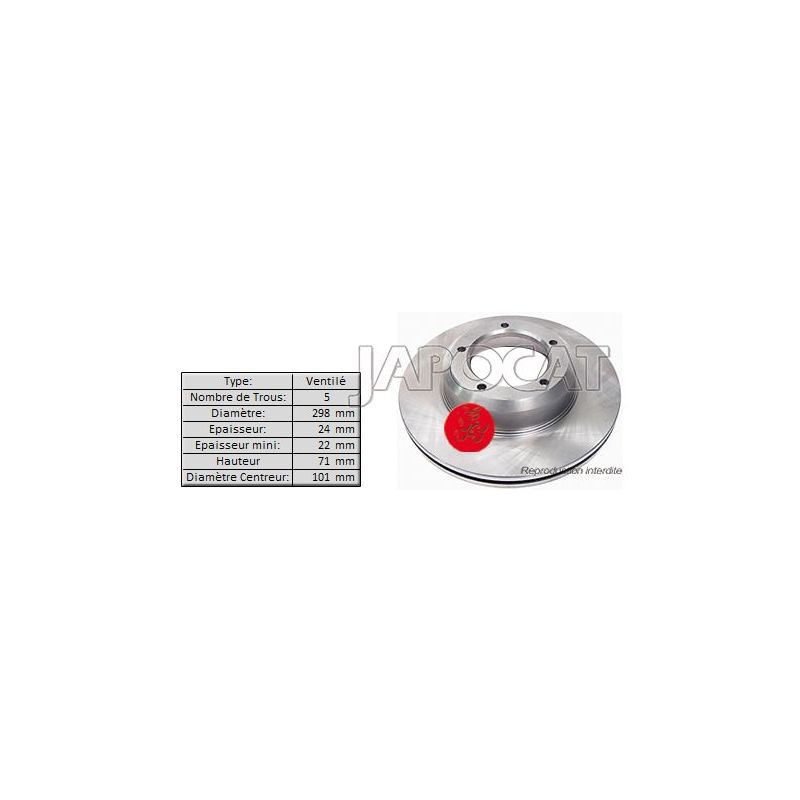 DISQUE AV LR VENTILE