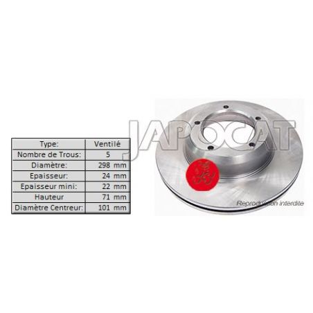 DISQUE AV LR VENTILE