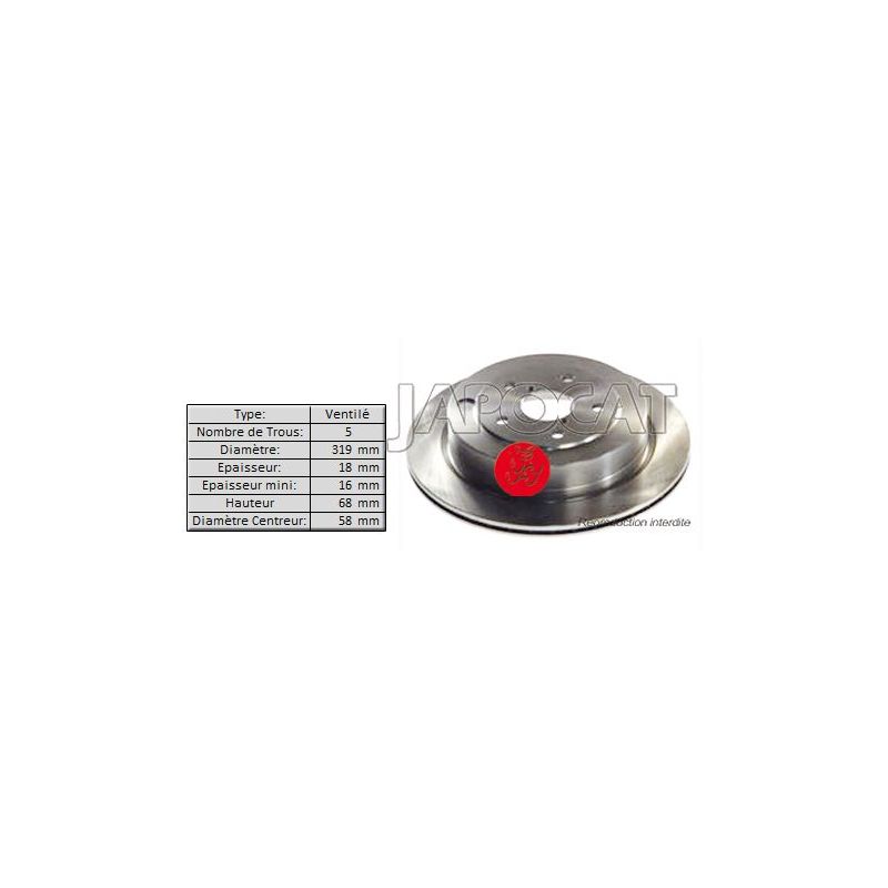 DISQUE AR TRIBECA 316mm
