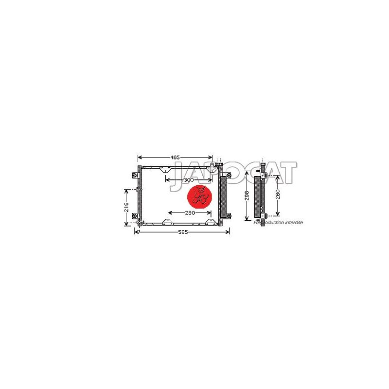 CONDENSEUR SUZUKI