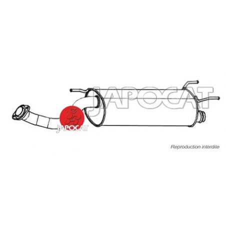 SILENCIEUX CENTRAL HDJ100