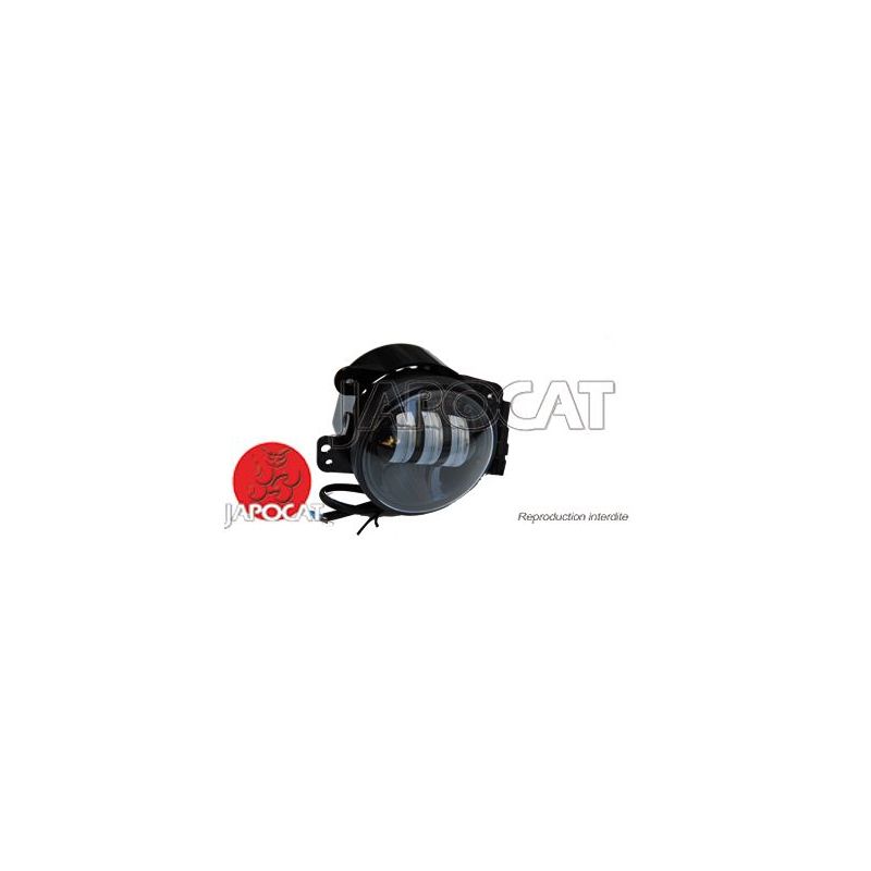 ANTIBROUILLARD ROND LED Noirs  X2