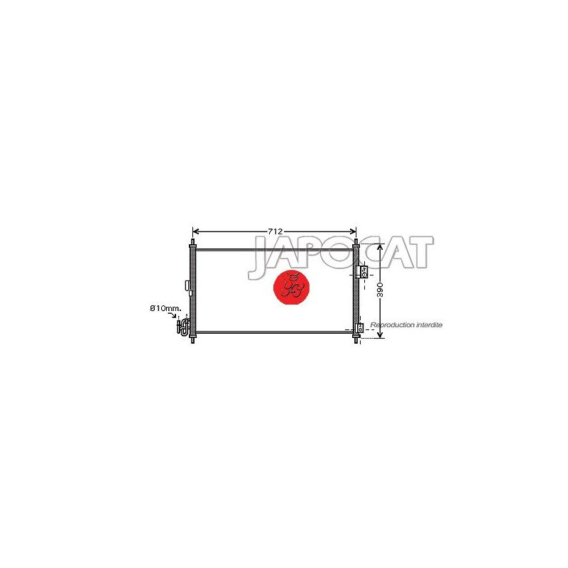 CONDENSEUR NISSAN