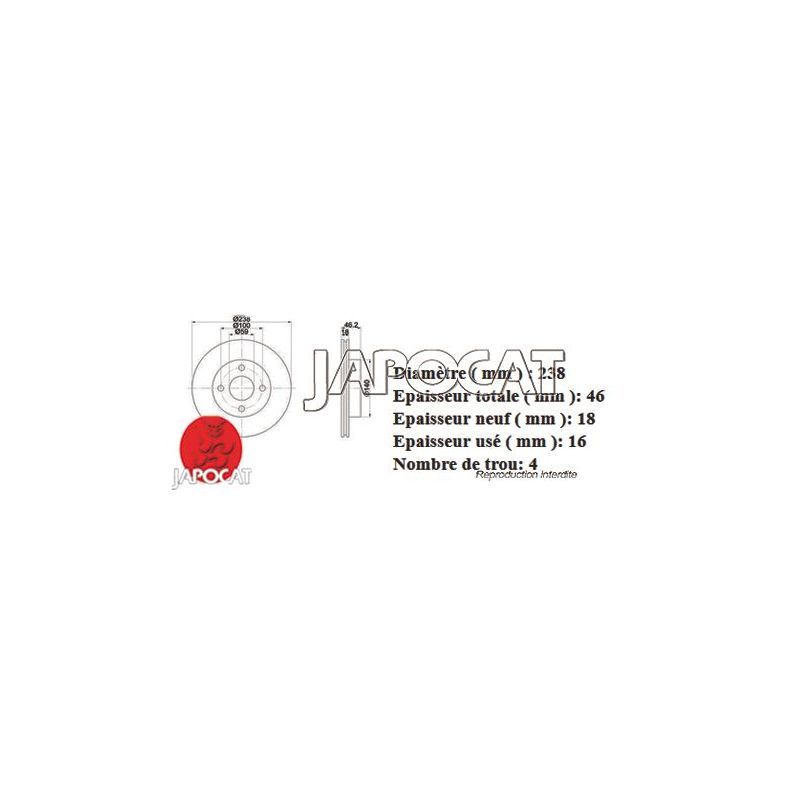 DISQUE AV K11 EBC x2