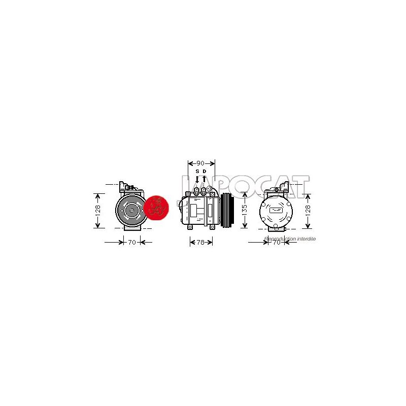 COMPRESSEUR DE CLIM LR