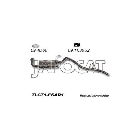 SILENCIEUX ARRIERE LJ70A