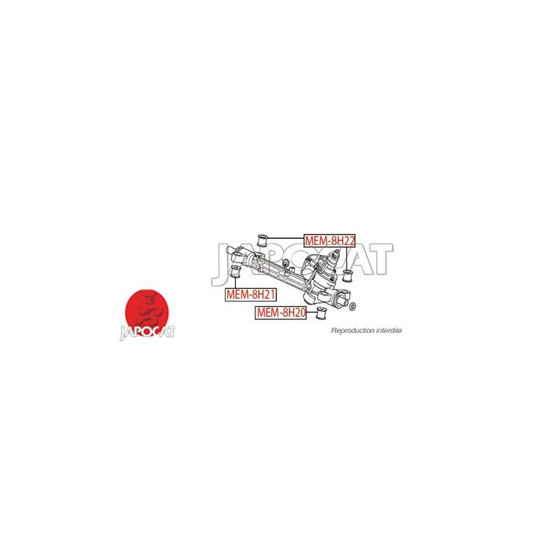 SILENTBLOC CREMAILLERE DE DIRECTION