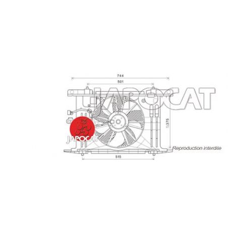 VENTILATEUR DE RADIATEUR