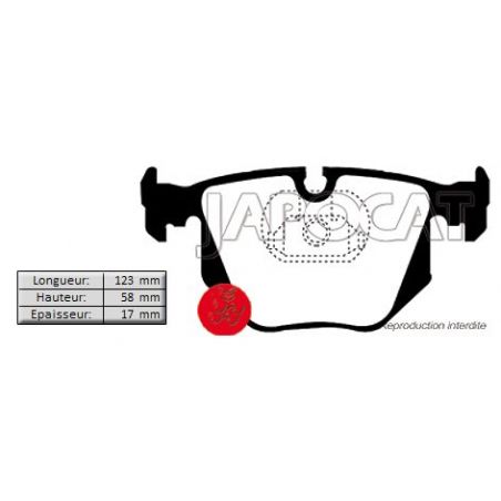 PLAQUETTES AR X3/X5/L322 GREEN