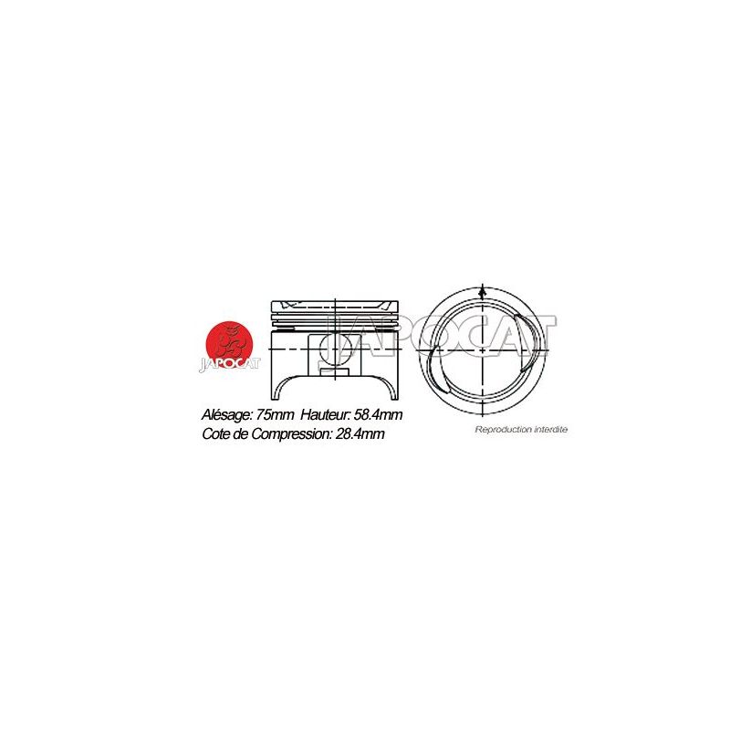 KIT PISTONS G16A