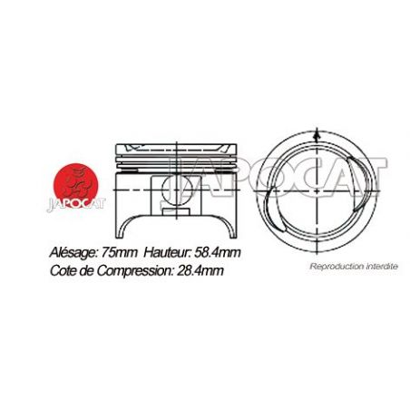 KIT PISTONS G16A