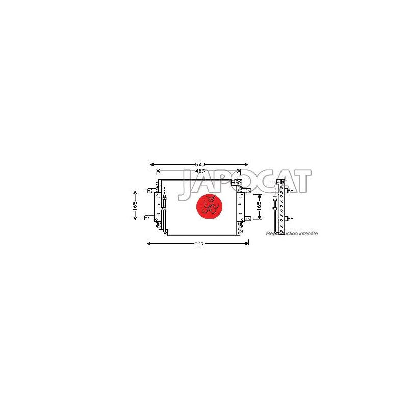 CONDENSEUR SUZUKI