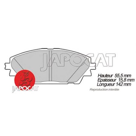 PLAQUETTES AV MAZDA 3 BM