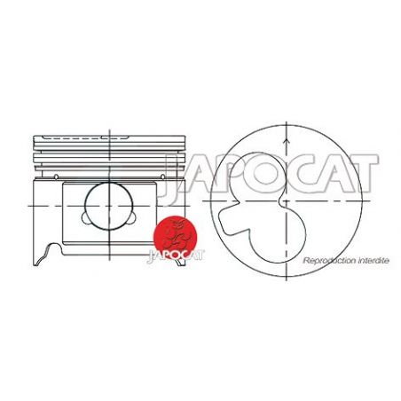 KIT PISTONS 1HZ +0.50