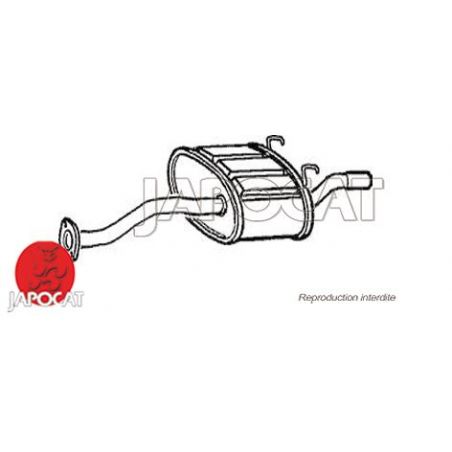 SILENCIEUX AR CIVIC EG8/EJ9