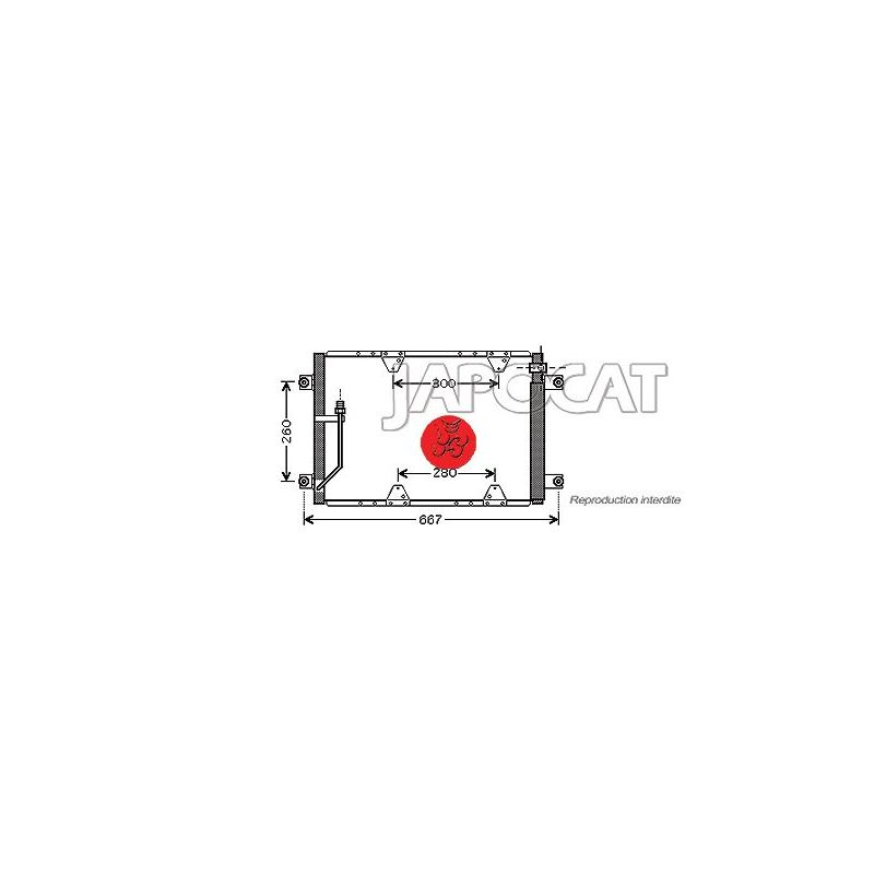 CONDENSEUR SUZUKI