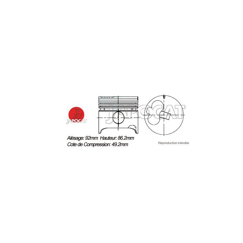 KIT PISTONS 2LA