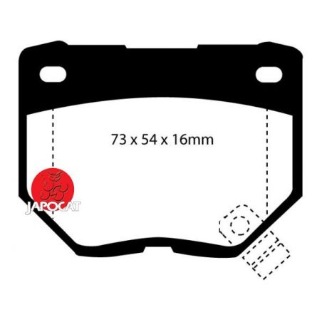 PLAQUETTES AR IMPREZA/300ZX EBC