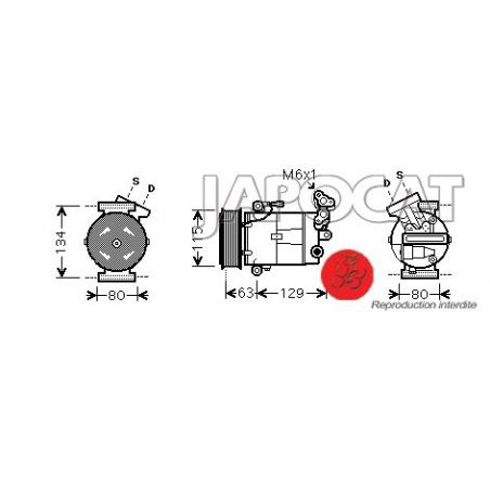 COMPRESSEUR DE CLIM NISSAN