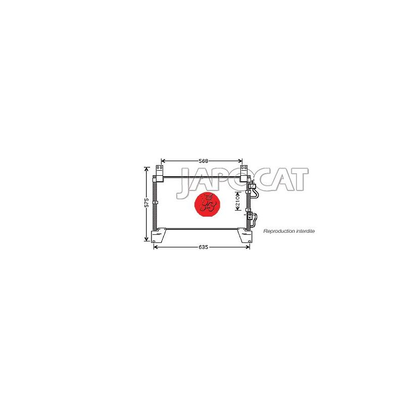 CONDENSEUR SSANGYONG