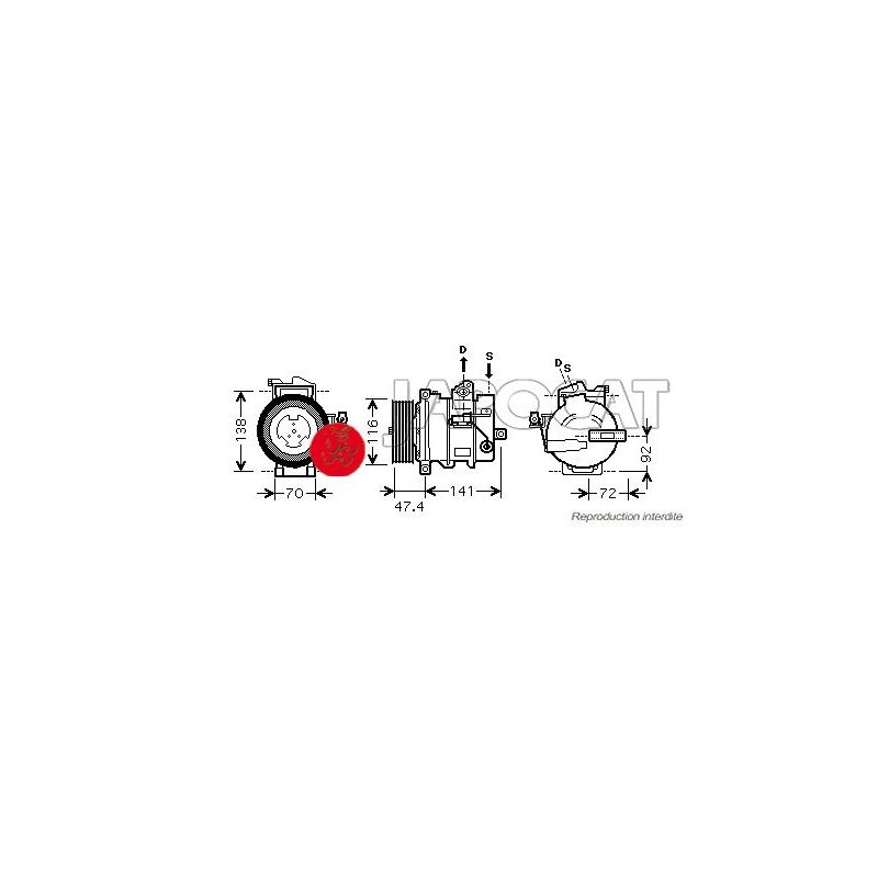 COMPRESSEUR DE CLIM LR