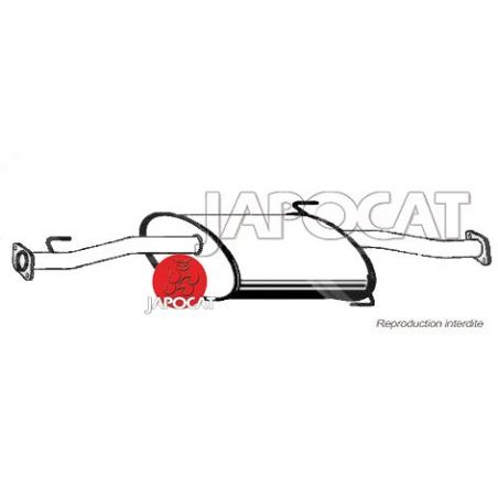 SILENCIEUX CENTRAL HIACE D4D