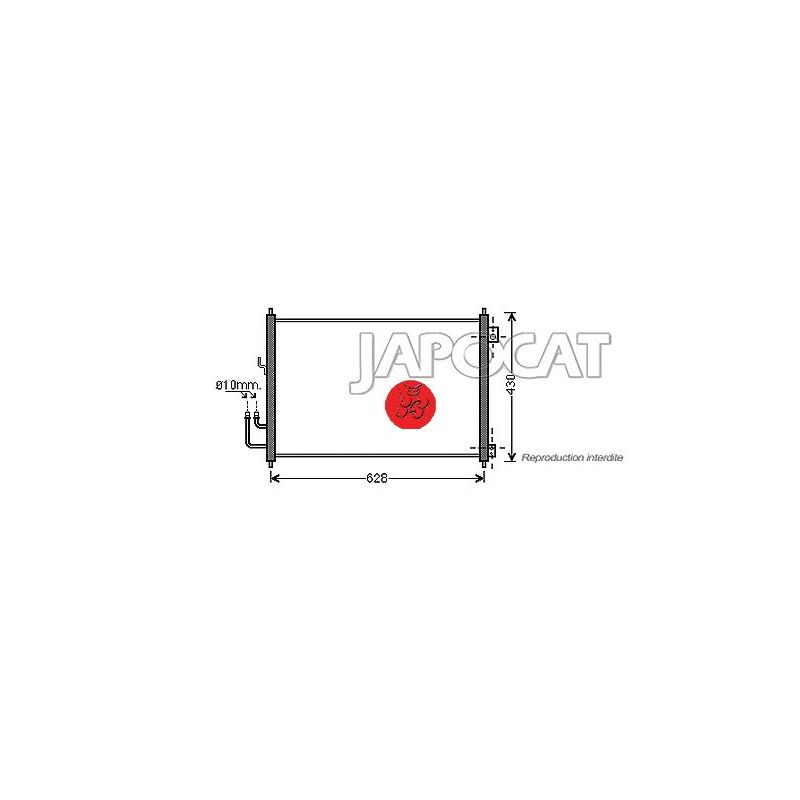 CONDENSEUR NISSAN
