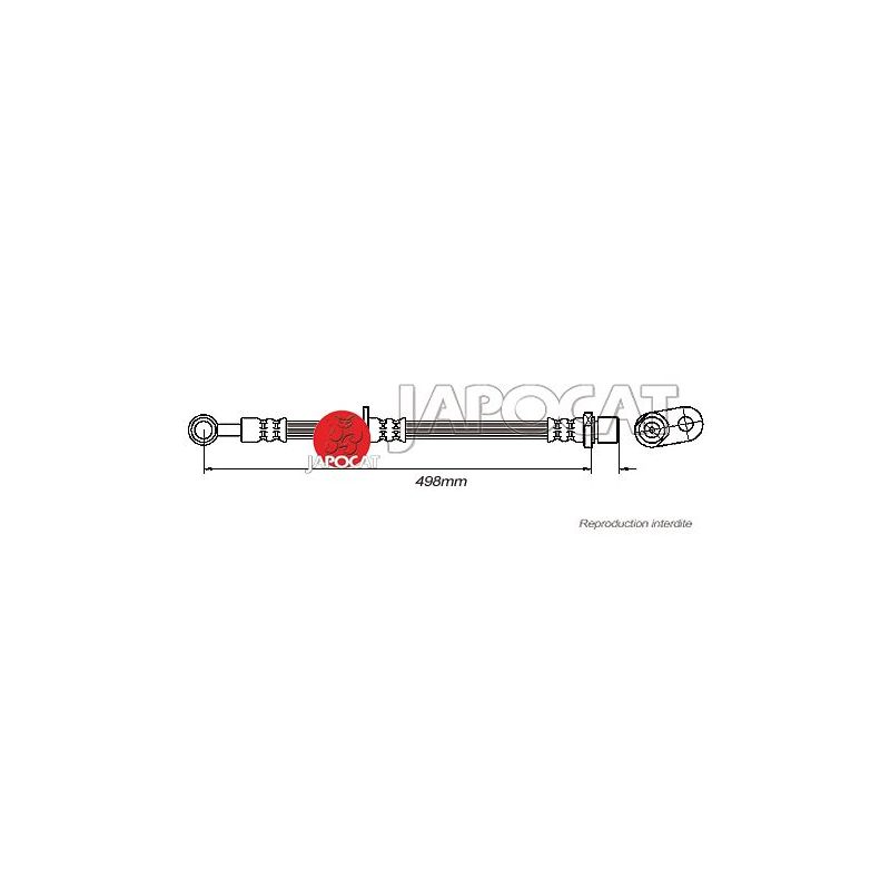 FLEXIBLE DE FREIN AVG LEGACY 498mm