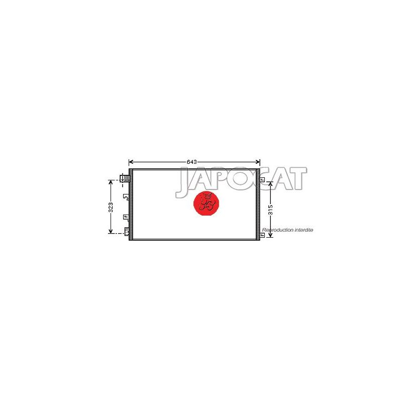 CONDENSEUR NISSAN
