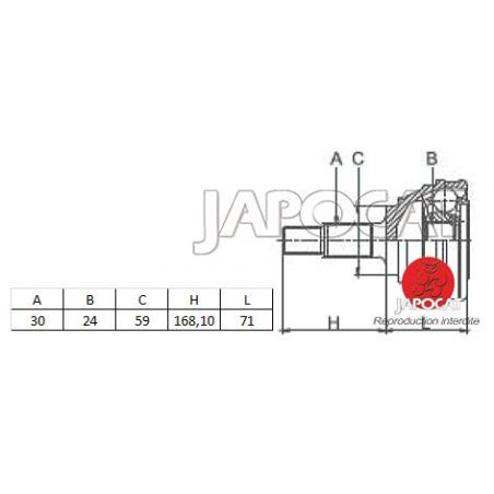 JOINT HOMOCINETIQUE 78/79 +MOYEUX
