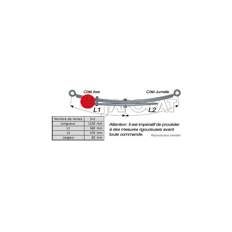 LAMES AR STANDARD HILUX N170 >04
