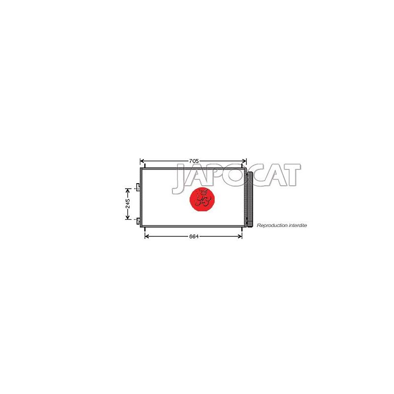 CONDENSEUR TOYOTA