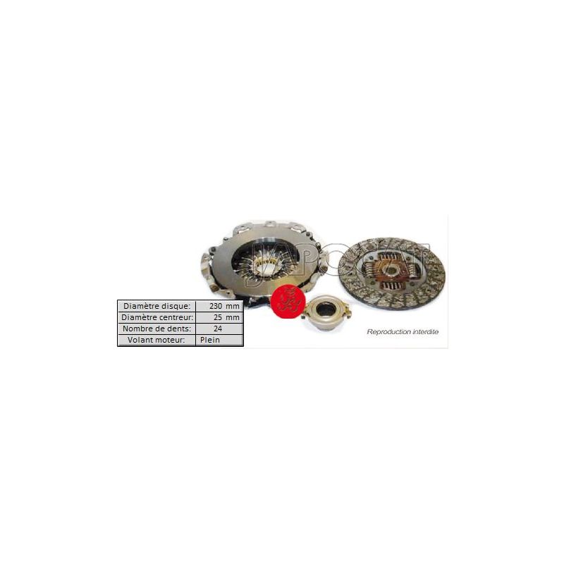 KIT EMBRAYAGE SUBARU 2.0 TURBO