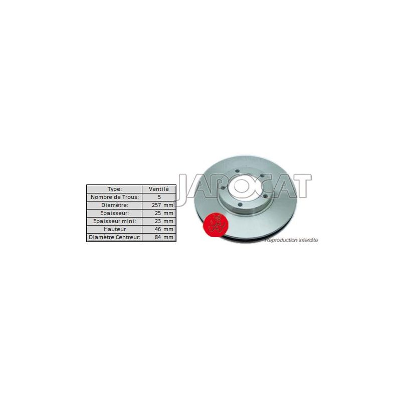 DISQUE AV HIACE H1