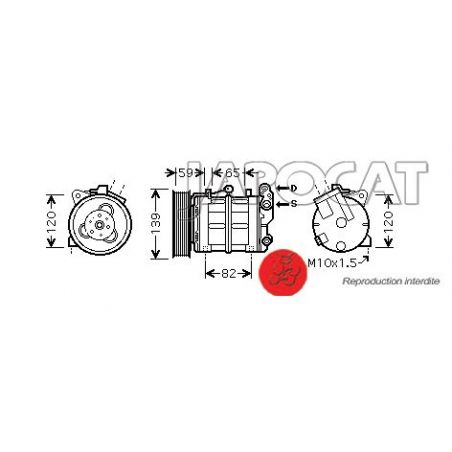 COMPRESSEUR DE CLIM NISSAN