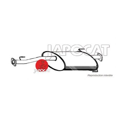 SILENCIEUX CENTRAL HIACE D4D