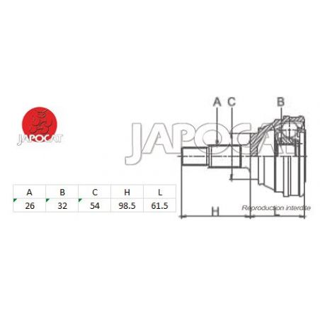 JOINT HOMOCINETIQUE VOYAGER ABS