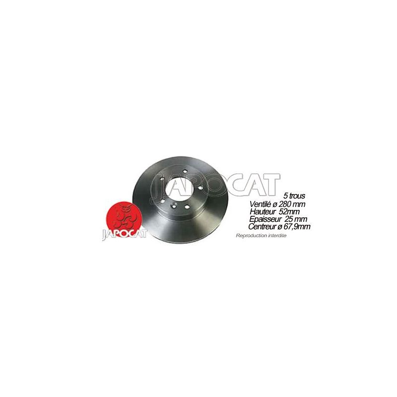 DISQUE AV MAZDA 3 BM