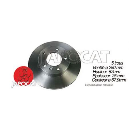 DISQUE AV MAZDA 3 BM